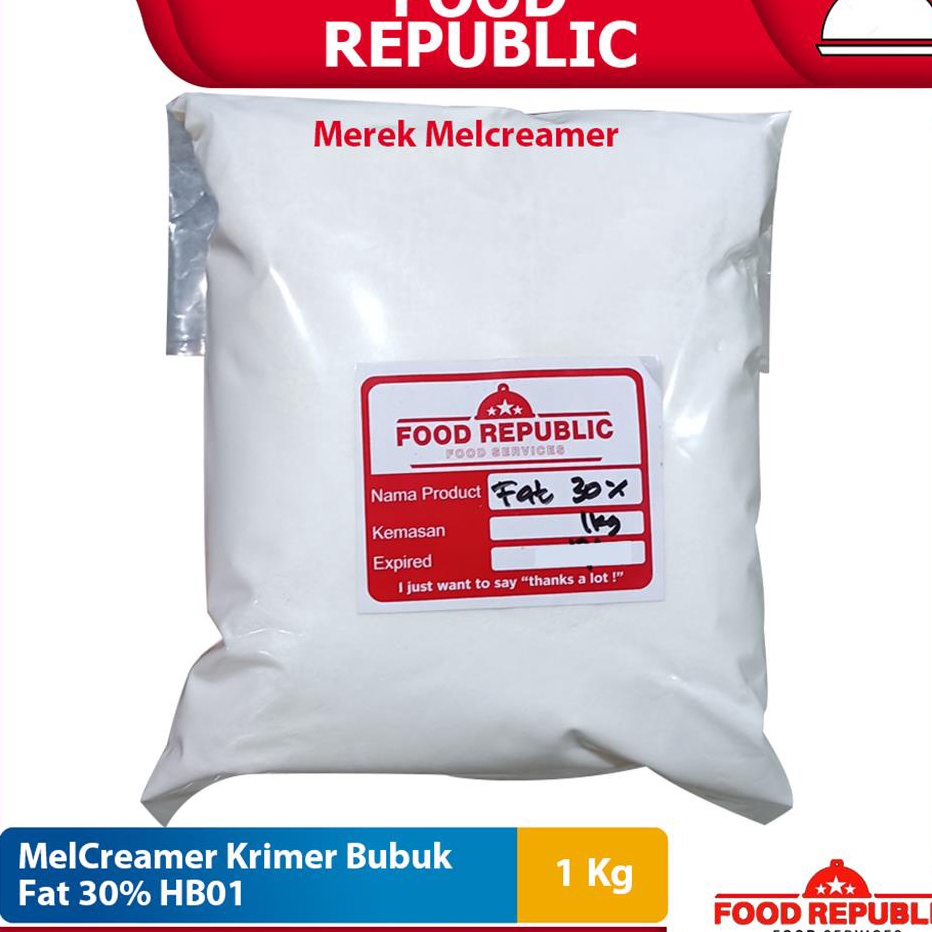

VNHC5853 Free Ongkir KRIMER BUBUK - CREAMER POWDER 1 KG FAT 30% NON DAIRY HALAL