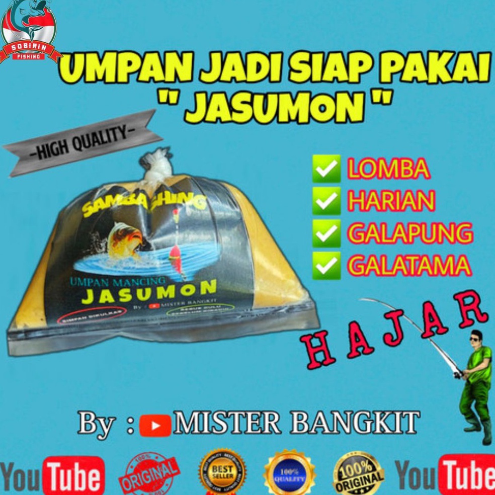STOK TERBATAS Umpan jasumon mister bangkit - jasumon umpan jadi