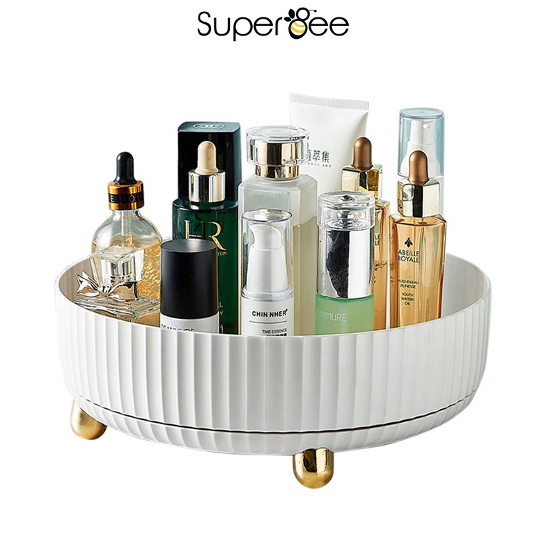 Superbee Wadah Penyimpanan Putar C23/C100 Rak Kosmetik/Buah/Bumbu Desktop Organizer [KODE. F66W]