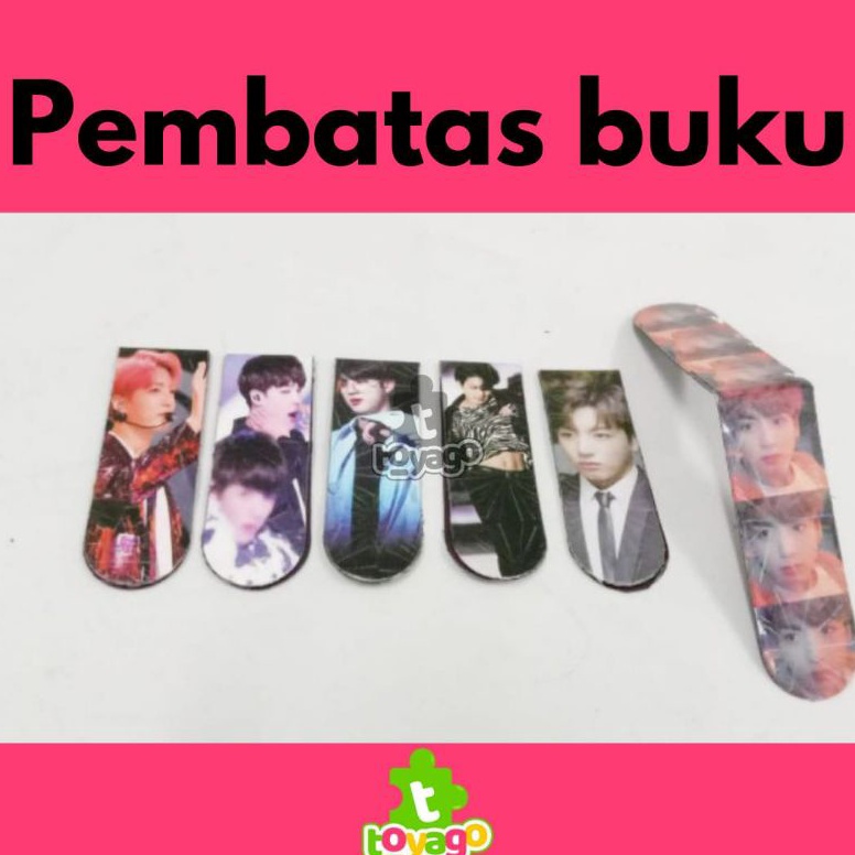

✲ Sticky Notes/Pembatas Buku Magnet BTS isi 20 Pcs Grosir Murah ➛COD