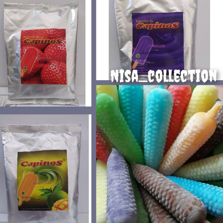 

VZBJ8842 Ready Stok PAKET ES BENTUK JAGUNG BUBUK 250 DAN 50 KEMASAN JAGUNG