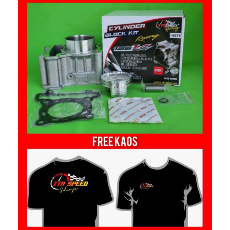 TERMURAH BLOK BORE UP 60 MX KING MXKING JUPITER MX NEW OLD VIXION NVA NVL OLD XABRE R15 V1 V2 XTR RA