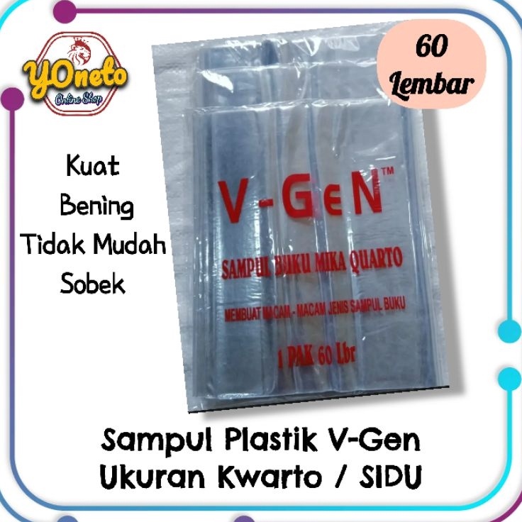 

Sale❈ Sampul Plastik V-Gen Kwarto (60 & 30 Lembar) T97 ✺