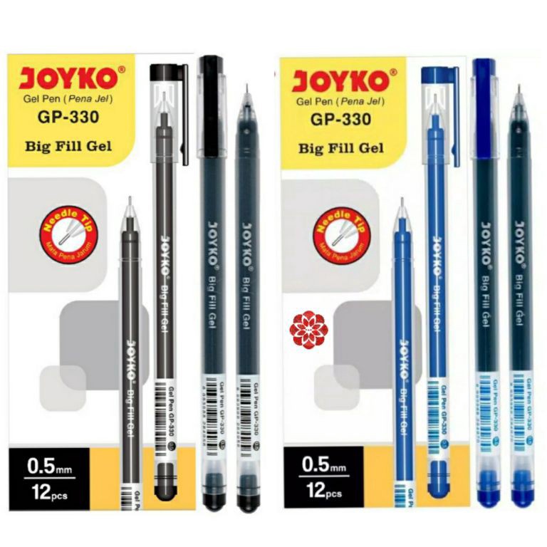 

XKKC7586 Pulpen Gel Joyko Big Fill Gel GP-330 (1 Lusin)