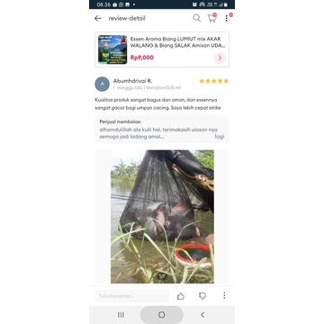 RK BIANG ESSEN 30 ml AROMA LUMUT AKAR WALANG AMISAN UDANG&KEPITING AJIB JORAN MELENGKUNG. UNTUK IKAN