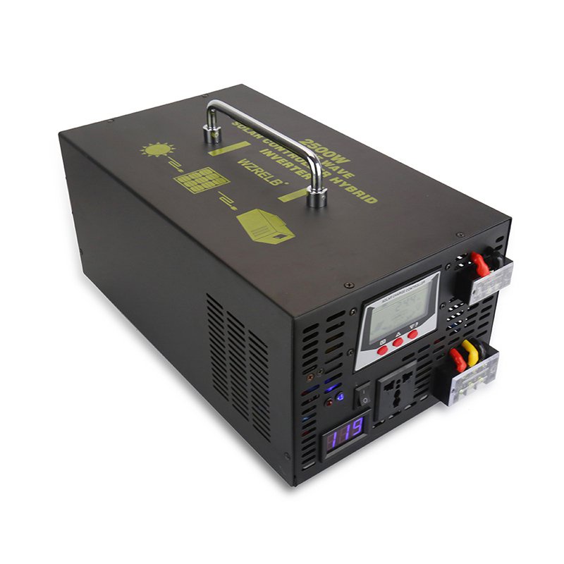 ✅&2500W Pure Sine Wave Solar Inverter 24V DC to 220V DC/AC Converter Hybrid Inverter 24V/48V to 120V