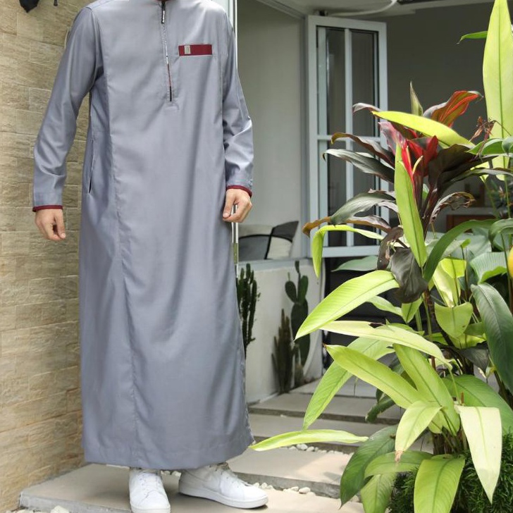 Paling Murah gamis pria baju jubah pria dewasa jubah lengan panjang jubah semi wool ⋆