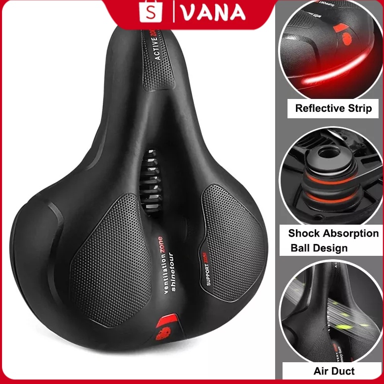 BEST PRODUCT Kursi Sepeda Lembut Big Butt Sadel Sepeda Busa Sadel Sepeda Gunung Kursi Shock Absorber