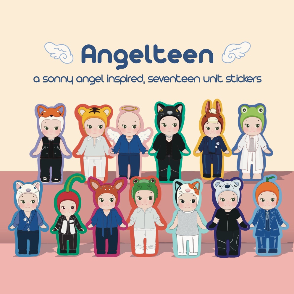 

Bestseller Sonny Angelteen !! •✧˖° ♡ - Sonny Angel Inspired Seventeen Sticker ZDM