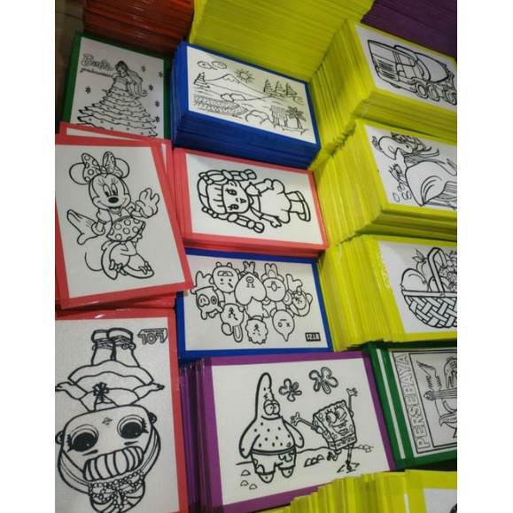 

GB8H0 gambar lukis sterofoam 100 pcs bisa pilih motif ukuran 33x50 dengan list ➢Best Product