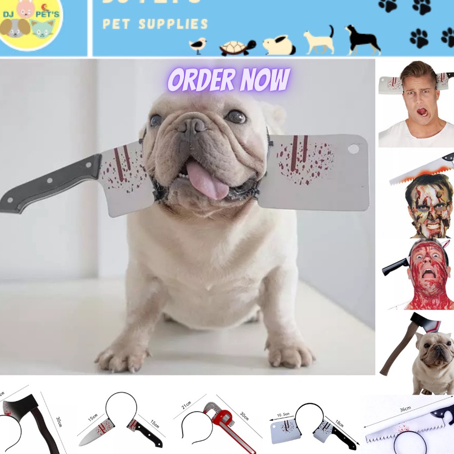 WCMZ6329  ✓ topi anjing kucing bando halloween kostum halloween