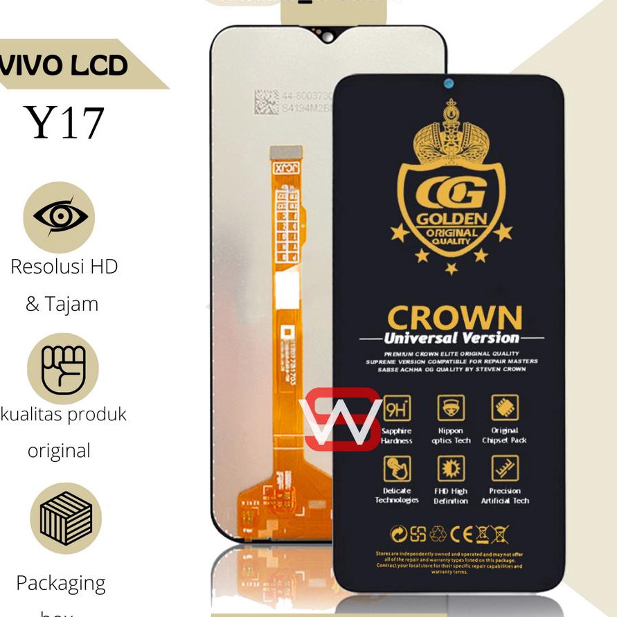 RYTR9707 COD LCD TOUCHSCREEN VIVO Y17 / Y12 / Y15 / Y3 COMPLET ORIGINAL