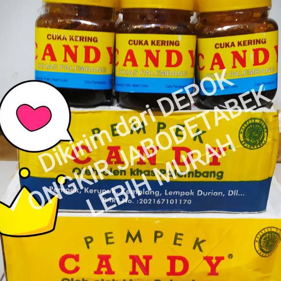 Terlaku. Cuko pempek candy & bu titi asli kuah pempek cuka kering pempek palembang halal candy empek