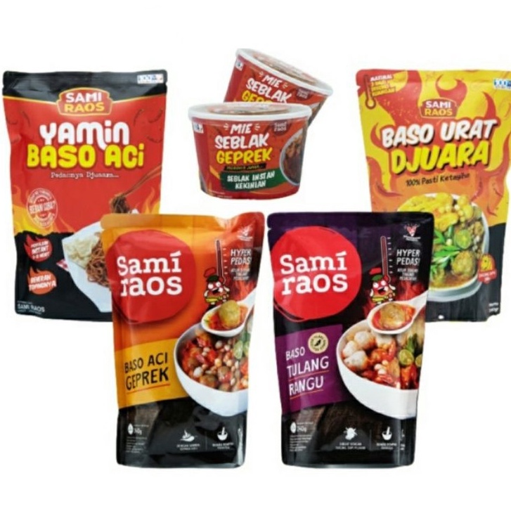 

Seller Sami Raos All Varian Baso Aci Geprek Baso Urat Djuara Readystock