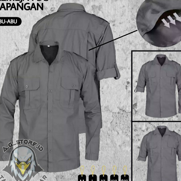 Terkini Seragam Baju Kemeja Lapangan Tactical Panjang Trans TV Net TV PDL PDH Bahan Ripstop