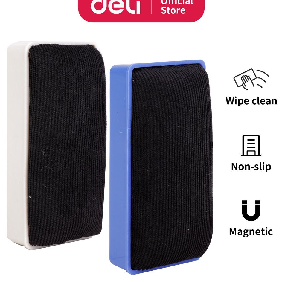 

➻Laris✽➡ Deli Magnetic Whiteboard Eraser / Penghapus Magnet Papan Tulis E7837 P47 ➮