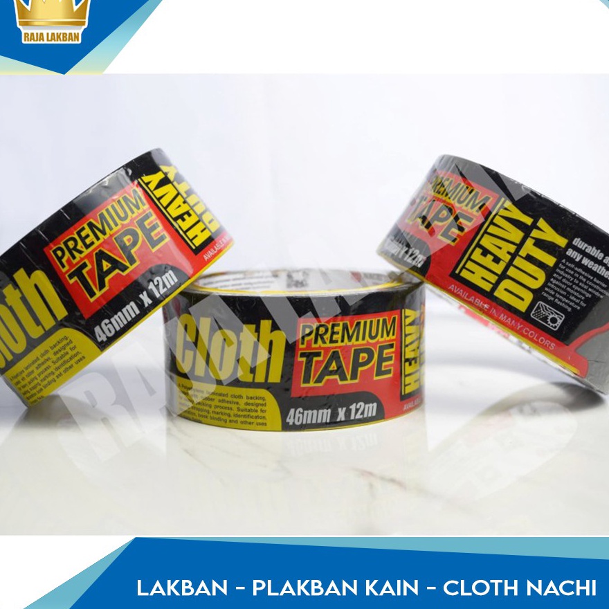 

CTYZ3823 (V44859) Lakban Kain Nachi / Cloth Nachi 46mm - 1 Roll