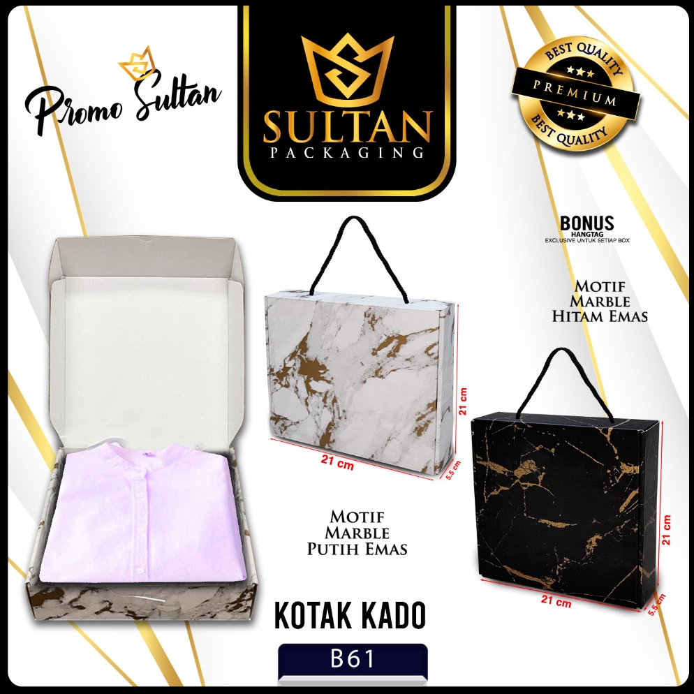 

BLKJ-76 SULTAN - Kotak Dus Hampers - Kotak Hampers Jumbo Motif Marble - B61 222