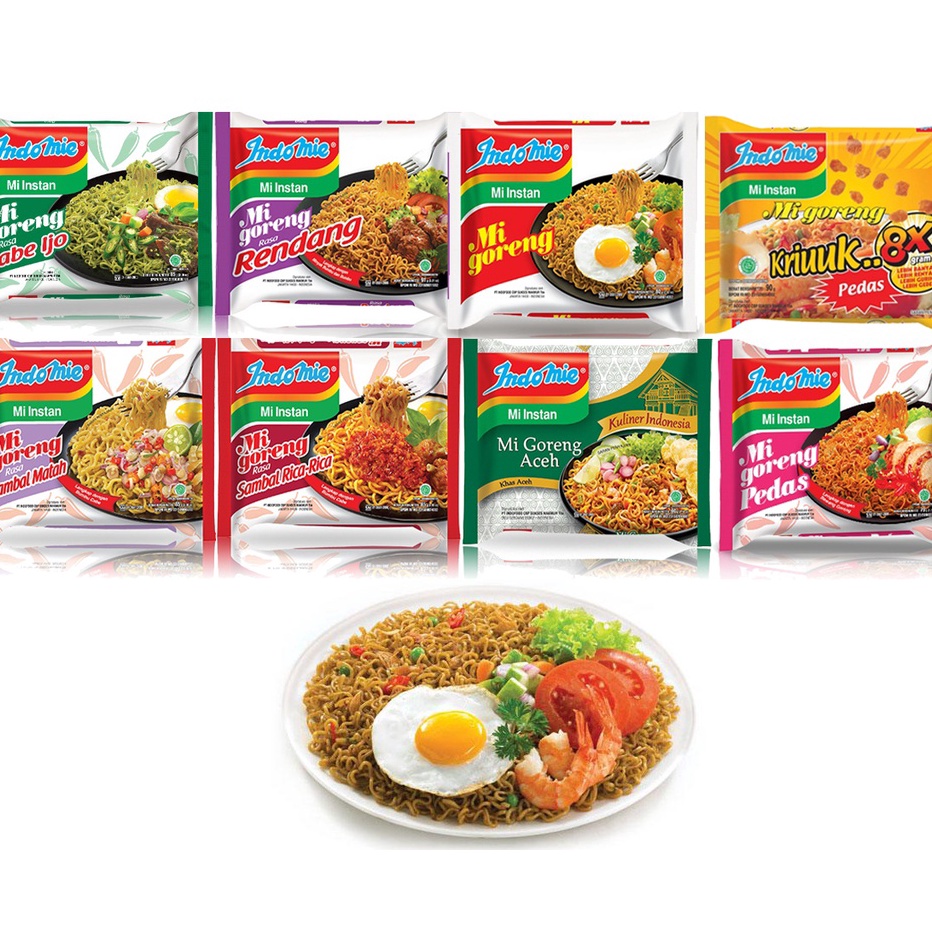 

NQXT8184 [PROMO MURAH!!!] Indomie Goreng All Variant (Isi 5)