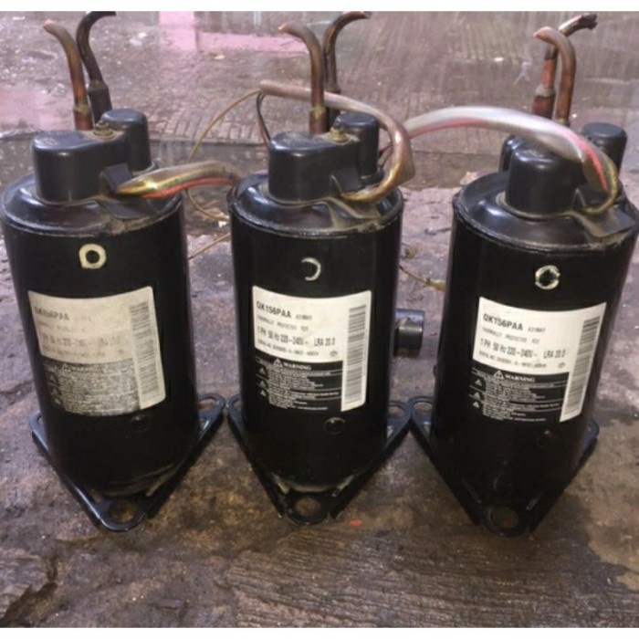 Mesin Compresor Kompresor AC 1/2 PK AC LG R410 Ori Copotan
