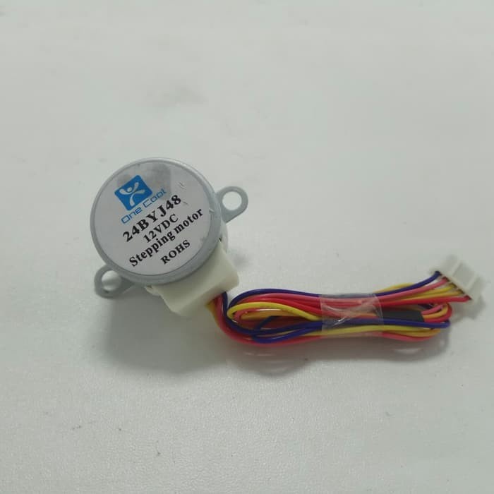 Dinamo Motor Swing AC Sharp Midea Sanken 24byj48 Soket kecil 5 kabel