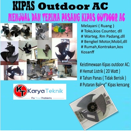 Blower Fan outdoor AC Kipas Outdoor Ac Kipas Angin Blower Ac