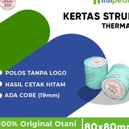 

LGNY8048 11.11 KERTAS STRUK THERMAL OTANI 80 X 80 BLACK THERMAL PAPER ROLL OTANI