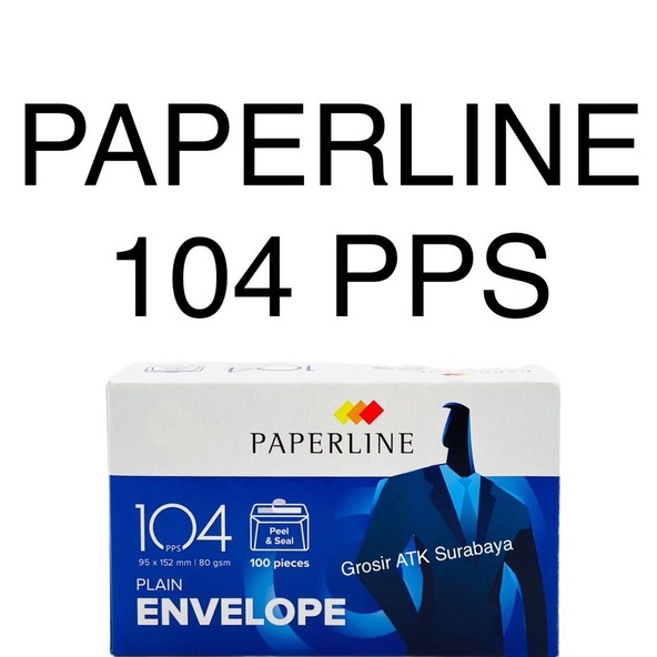 

✬Bayar Di Tempat➝ Amplop Paperline Putih Polos 104 PPS Dengan Lem / Seal Pengaman L33 ←