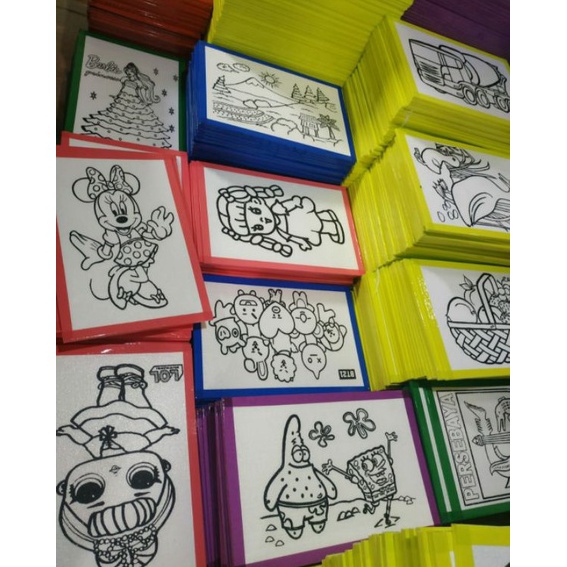

⋆Seller❉➱ gambar lukis sterofoam 100 pcs bisa pilih motif ukuran 33x50 dengan list H42 ➷