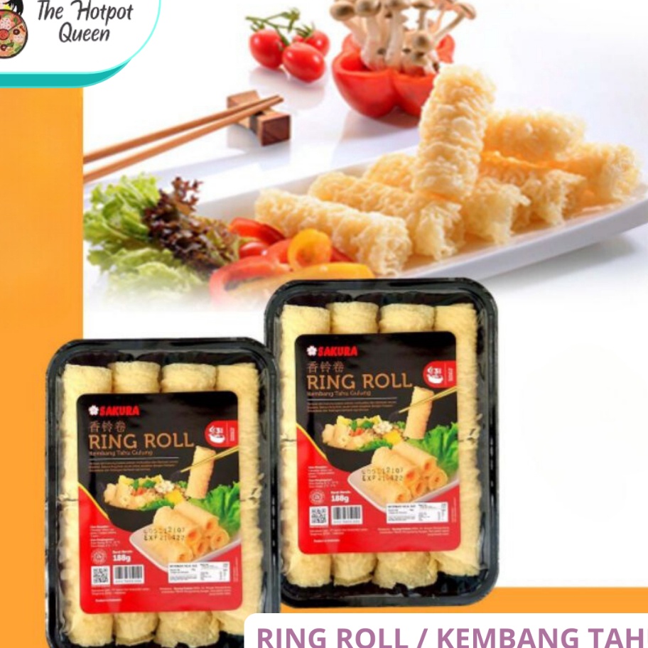 

ZDSC5462 Jangan Sampai Kehabisan!!! ( HALAL ) Everbest Ring Roll |Sakura Roll Kulit kembang tahu gulung bell roll / hot pot haidilao / Rong Roll Kacang Kedelai
