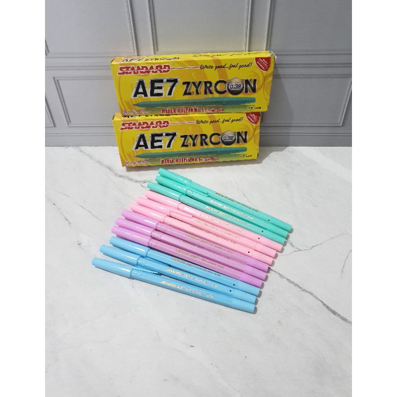 

Stok Banyak_(12pc) pen standart AE7 ZYRCON/pulpen standart AE7 ZYRCON