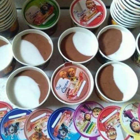 

QTQZ8741 XG34448 Cup es krim / gelas es krim / cup ice cream / mangkok es krim / kap es.krim / cup es krim murah / cup es krim komplit