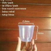 Buruan Beli✿ (ISI 25PCS - CUP150ML) Cup Gelas Plastik 150ml/ Cup Puding/ Cup Selai/ Cup Slime Y49 ✸