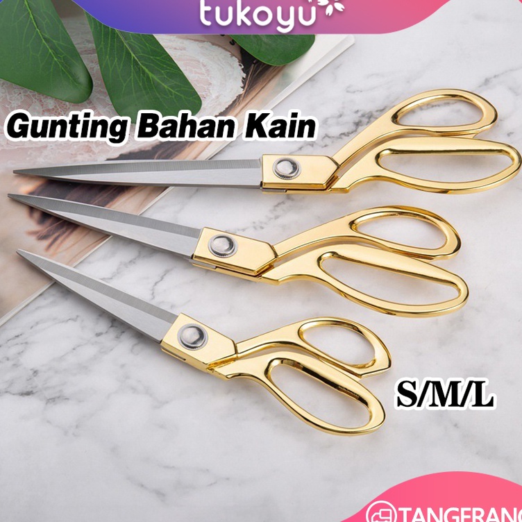 

Ready Stock Gunting Bahan Kain/Gunting Potong Bahan Kain/Tailor Scissors Textile Scissors I86