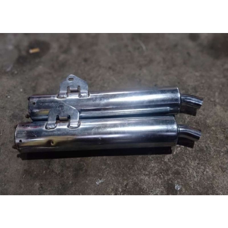 Cylincer Silinser Tabung Knalpot Muffler Kawasaki Ninja R RR Original Bekas Copotan Motor Second 2nd