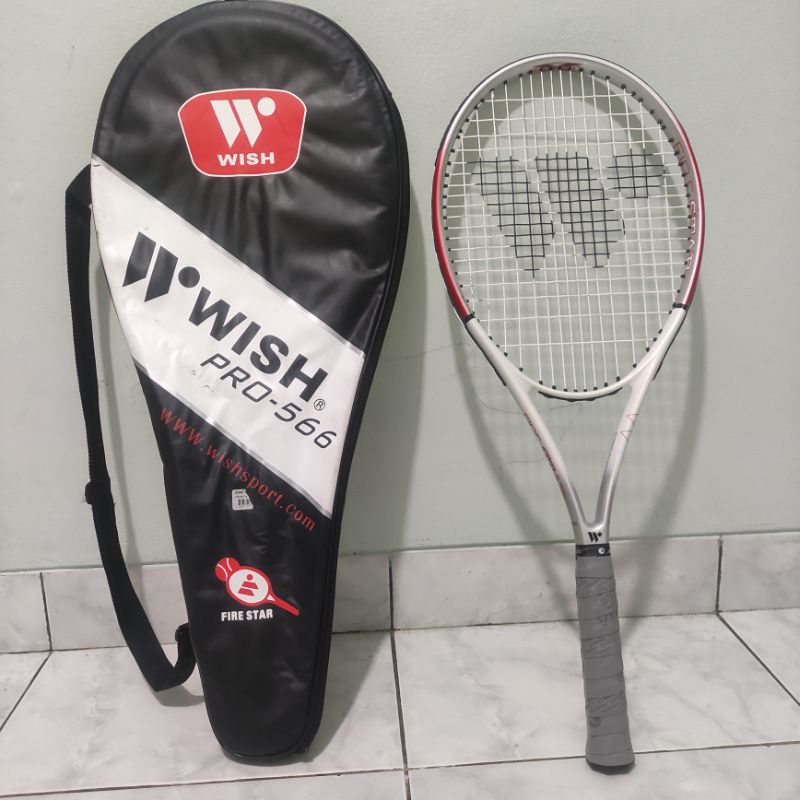 Raket Tenis Wish Fire Star 95" Pro 566 Likenew tennis bekas not Head wilson bekas second dewasa