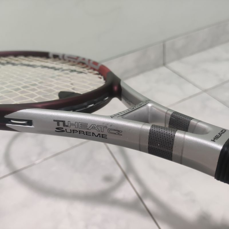 Dbwh Psrn Raket Tenis HEAD Titanium 102" Ti CZ Supreme Tennis bekas second original not Wilson princ