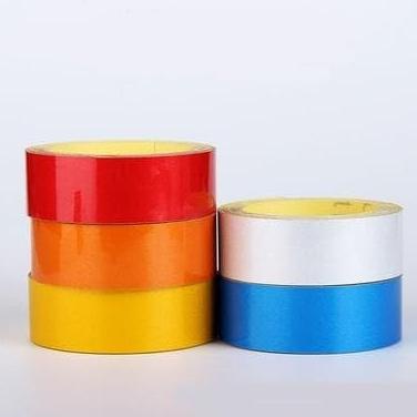 

>>>>>] Sticker Reflektif Tape List Garis Marka Marking Tanda 2 cm Roll Murah