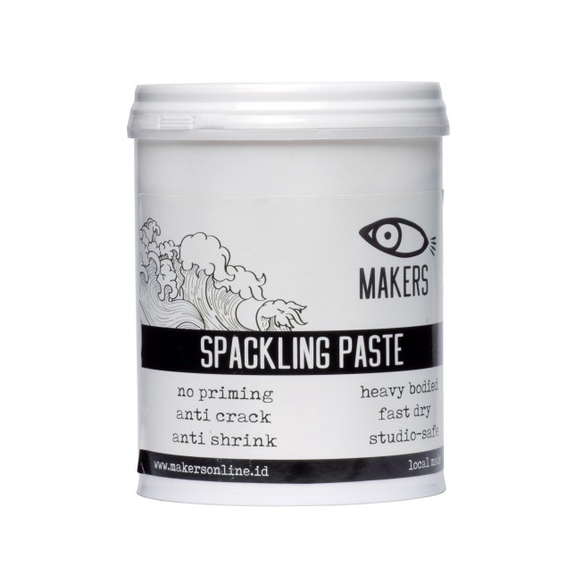

Serba Murah❅ Spackling Paste for adding Texture, Impasto, Modellng Paste 1kg by MAKERS D52 ✯