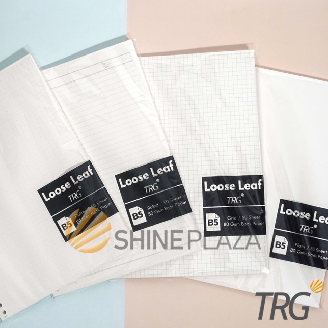 

➯Best Seller Isi Loose Leaf B5 TRG - Refill Binder Paper B5 Bookpaper Dotted Grid Plain Ruled TRG W83 ❉