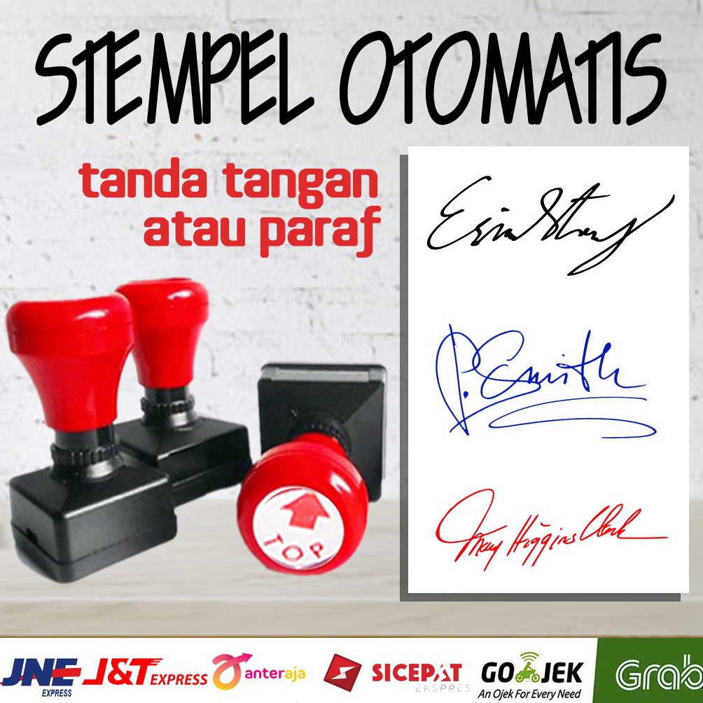 

[PROMO JSK3] STEMPEL OTOMATIS TANDA TANGAN / PARAF 1 WARNA 202