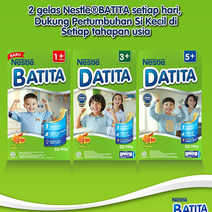 

KHDT7249 TEBUS MURAH Batita 1+, Datita 3+ & 5+ Rasa Vanila & Madu 900gr