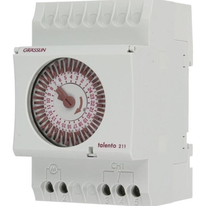 *****] Talento 211 Timer, GRASSLIN, 1 Channel Analogue DIN Rail Switch