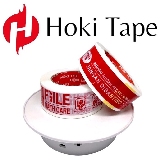 

JWDN6970 7.7 lakban fragile 45mmx200yard printing HOKI Tape 4 in 1_____033