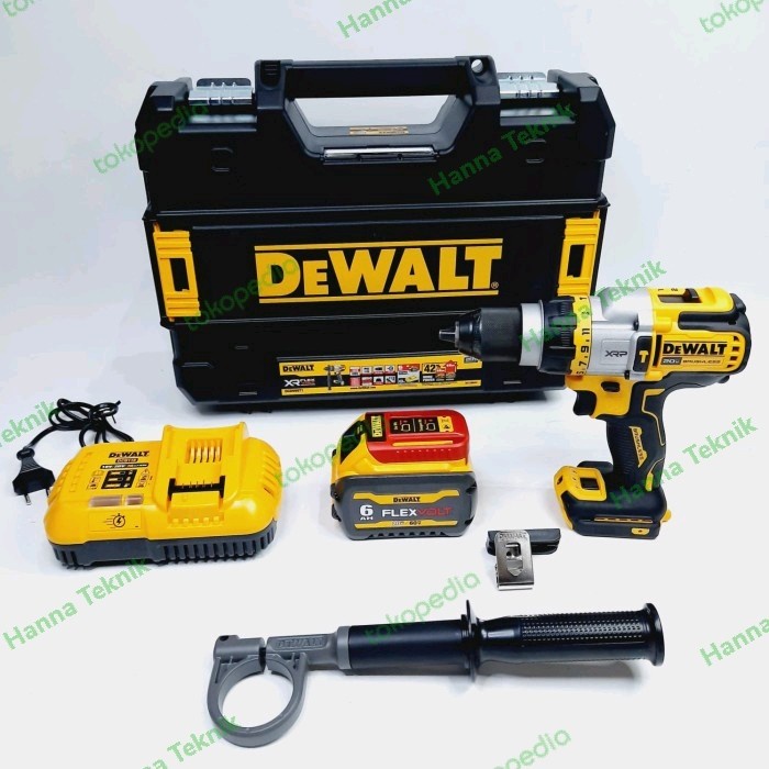 Dewalt DCD999T1 Cordless Hammer Drill Bor Baterai 20V DCD 999 DCD999