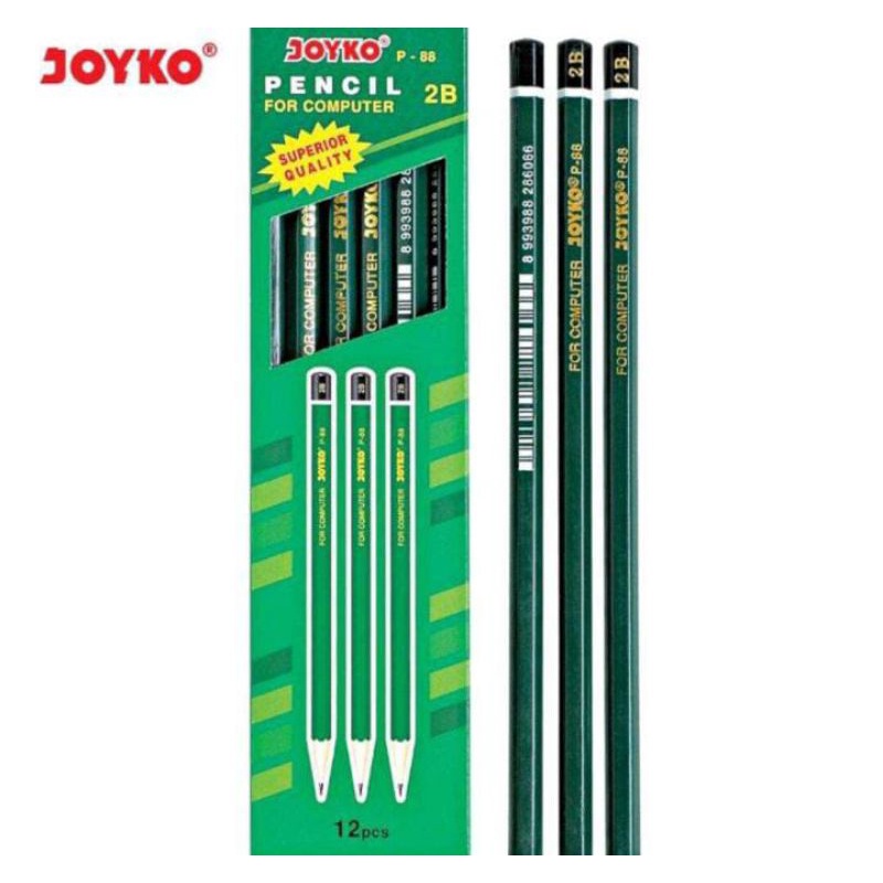 

Pensil 2B Joyko P88 (isi 12pcs)