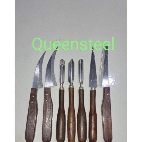 

Pisau set/ukir buah dan sayur/garnis tumpeng/pisau carving Non COD
