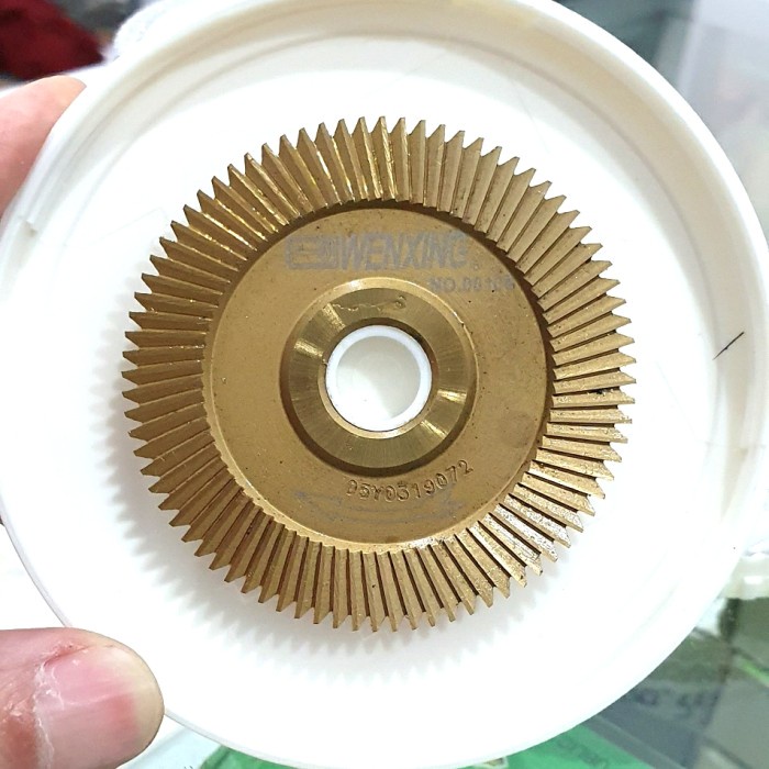 

Terlaris Pisau Mesin Duplikat Kunci Merk Wenxing Type 100A2 Dan 100A3