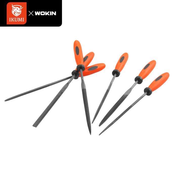 

Terlaris 6 Pcs Kikir Mini/Needle Files Set Wokin 3 Mm Baja Alloy