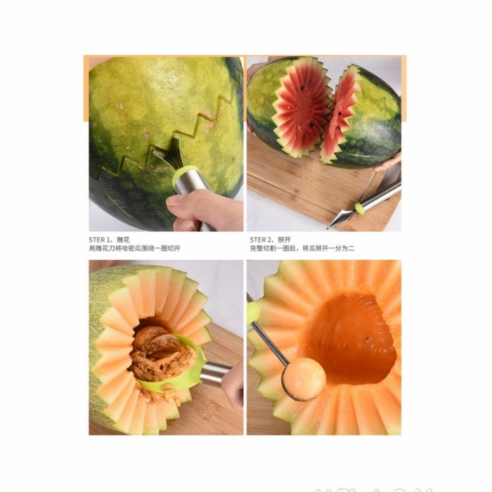 

Terlaris 3 Pcs Pisau Ukir Buah Fruit Carving Knife Tools Set